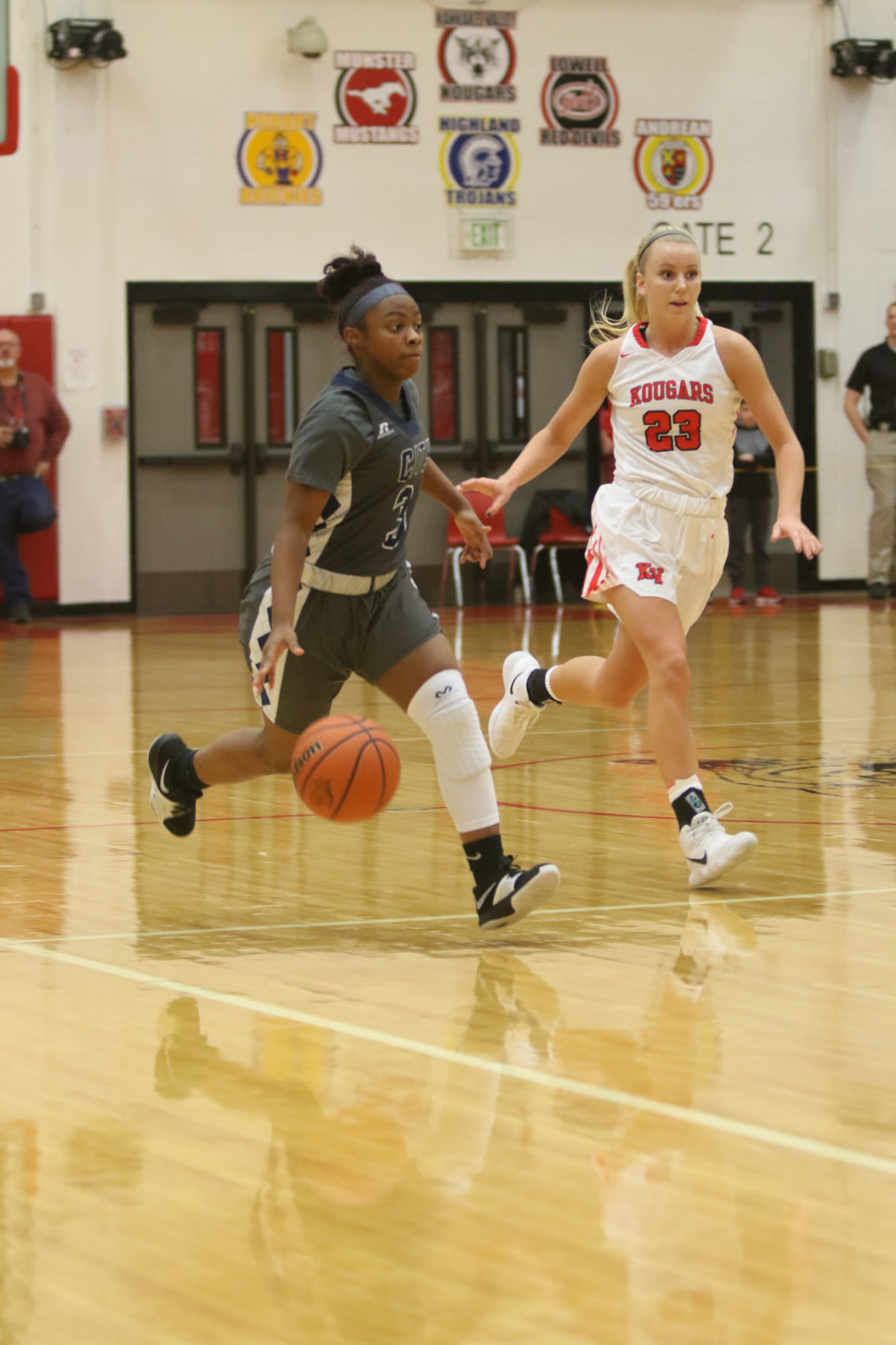Gallery: Girls basketball sectional - Kankakee Valley vs Michigan City